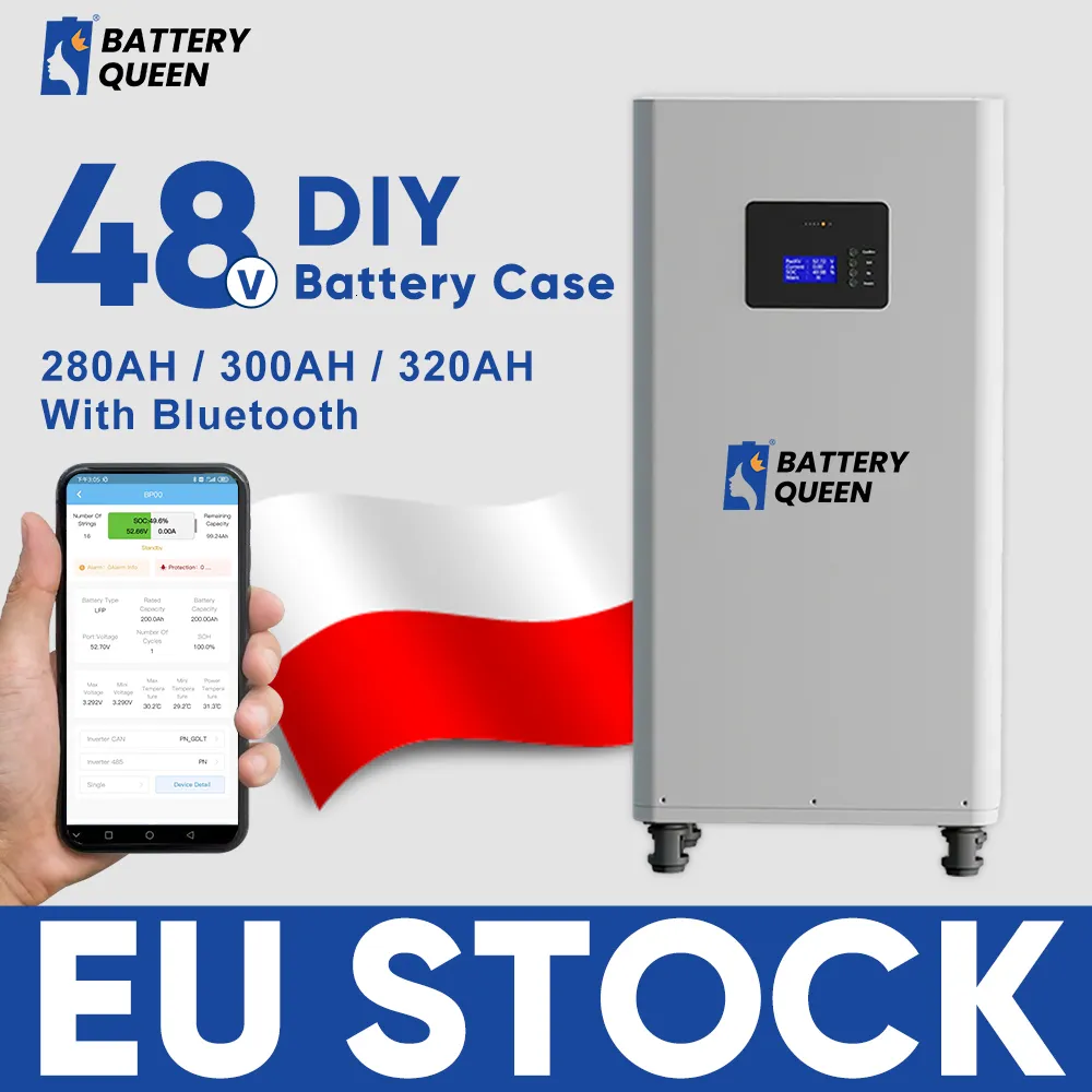 48V DIY Battery Case Kit with Smart BMS - 51.2V LiFePO4 280Ah/300Ah ...