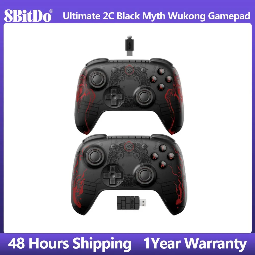 8bitdo Ultimate 2cブラックワイヤレスワイヤードゲームパッド ホールエフェクトウィンドウ用ジョイスティック、アンドロイド ...