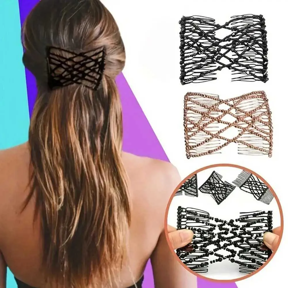 ヘアアクセサリー perverze double comb clip ヘアアクセサリー