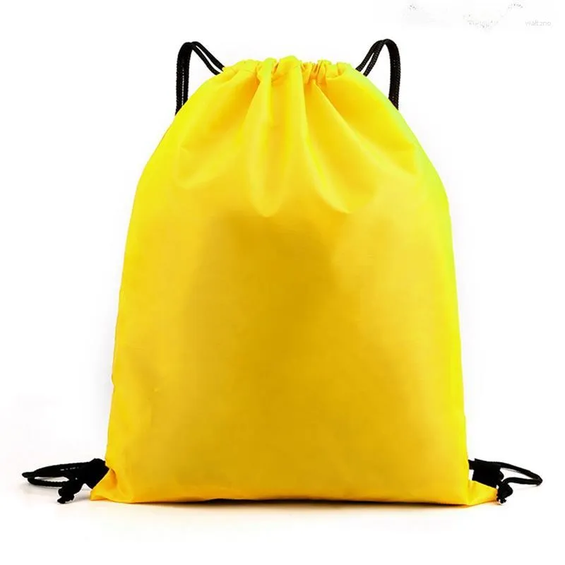 Sacs de courses Cordon de serrage Sac de sport Femmes Hommes String Piscine Vêtements Chaussures Stockage Emballage étanche Poche Unisexe Fitness Sac à dos