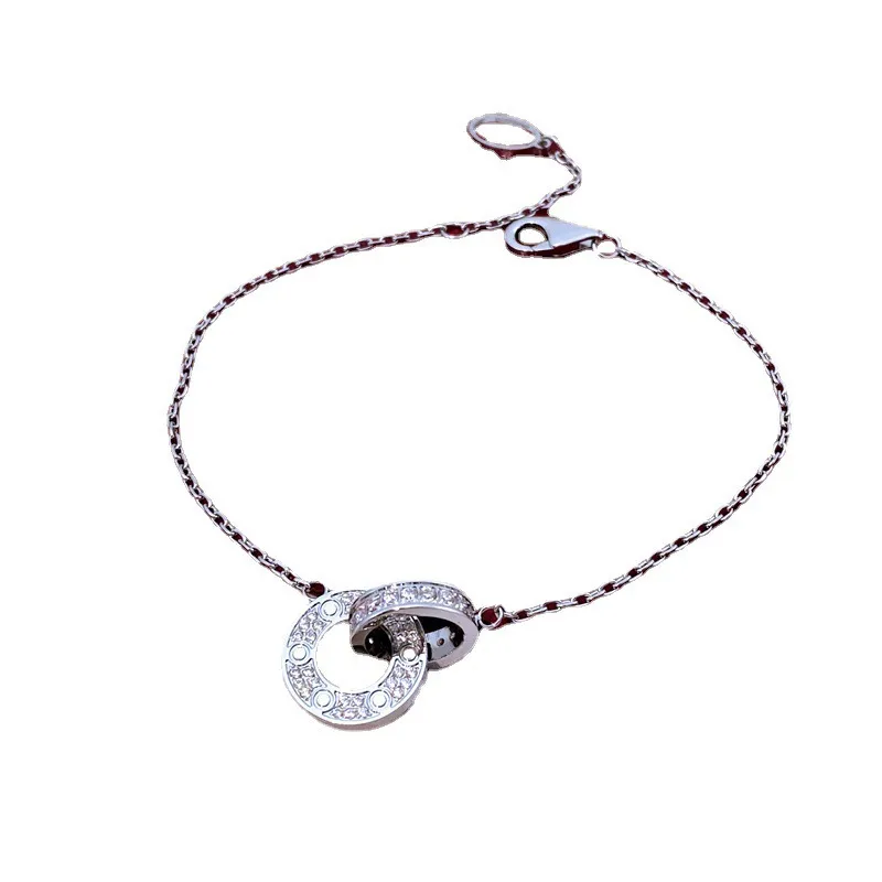 Luxo amor parafuso pulseira de aço inoxidável moda designer manguito na moda ouro diamante pulseiras para mulheres homens prata clássico designer jóias