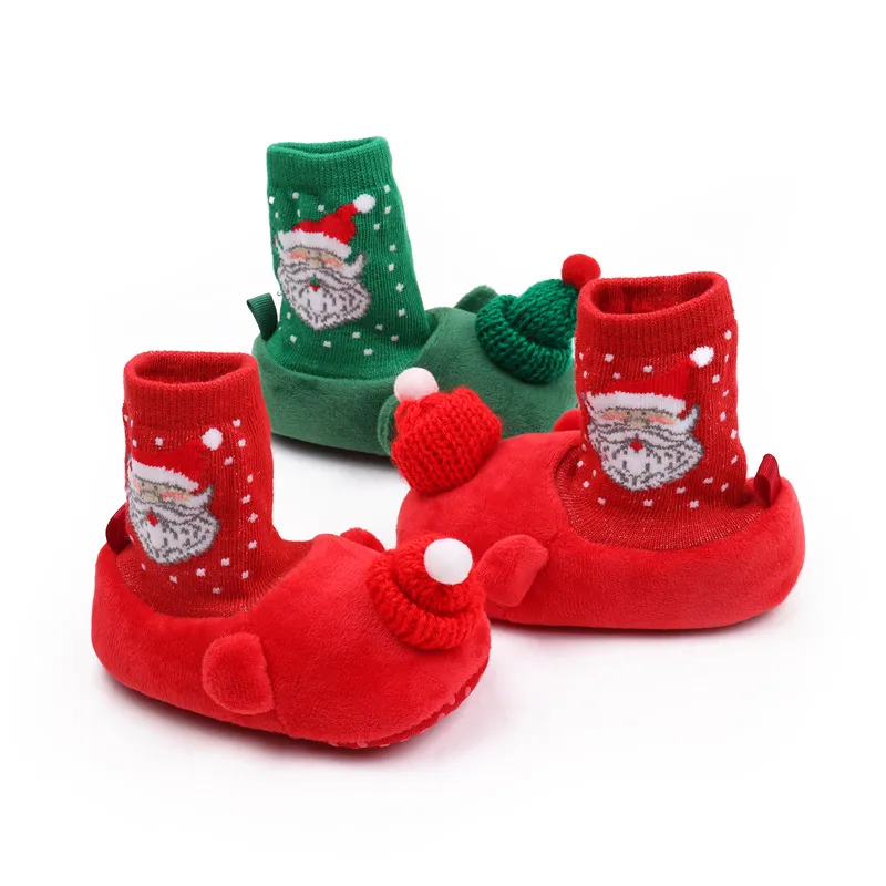 Chaussures bébé belle nouveau-né bébé fille garçons chaussures mode de noël premiers marcheurs enfant chaussures chaussons bébé bottes