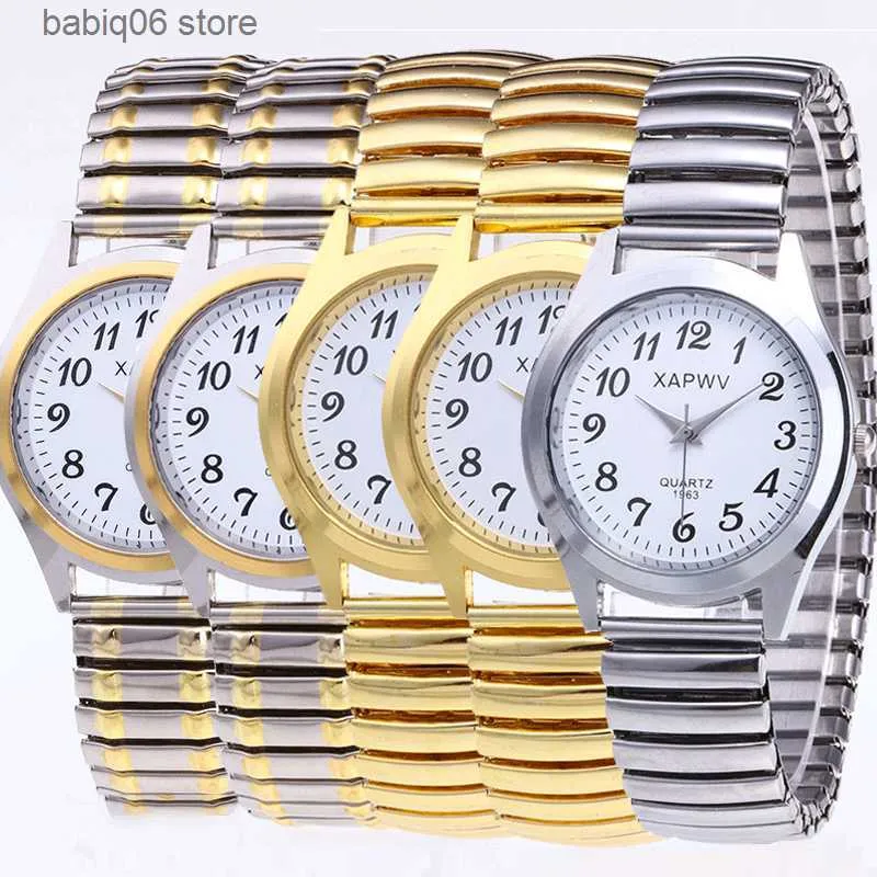 Other Watches Fashion Women Men Luxury Wristes Couple Quartz es Elastic Band Clock Daily Wear Gifts T230904