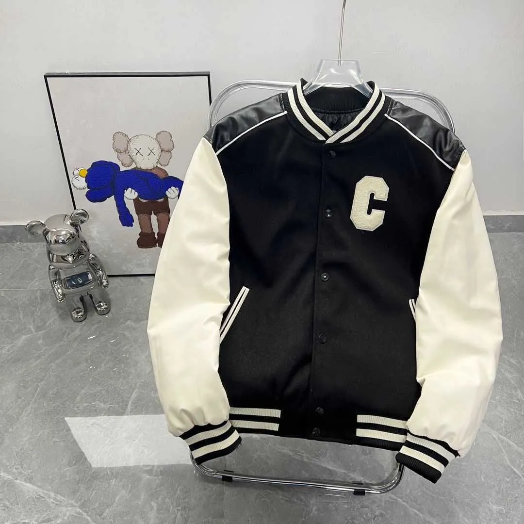 Mode Patchwork Baseball Hommes Femmes Varsity Vestes Celli Designer Veste C Lettre Brodé Cachemire Manteau Oversize Vêtements