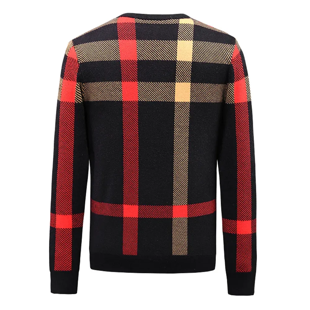 2023 Pull pour hommes Pull pour femmes Vêtements pour femmes Marque Designer Mode Loisirs Manches longues Haute qualité Luxe Classique Plaid Rides Coton Grande Taille 3XL