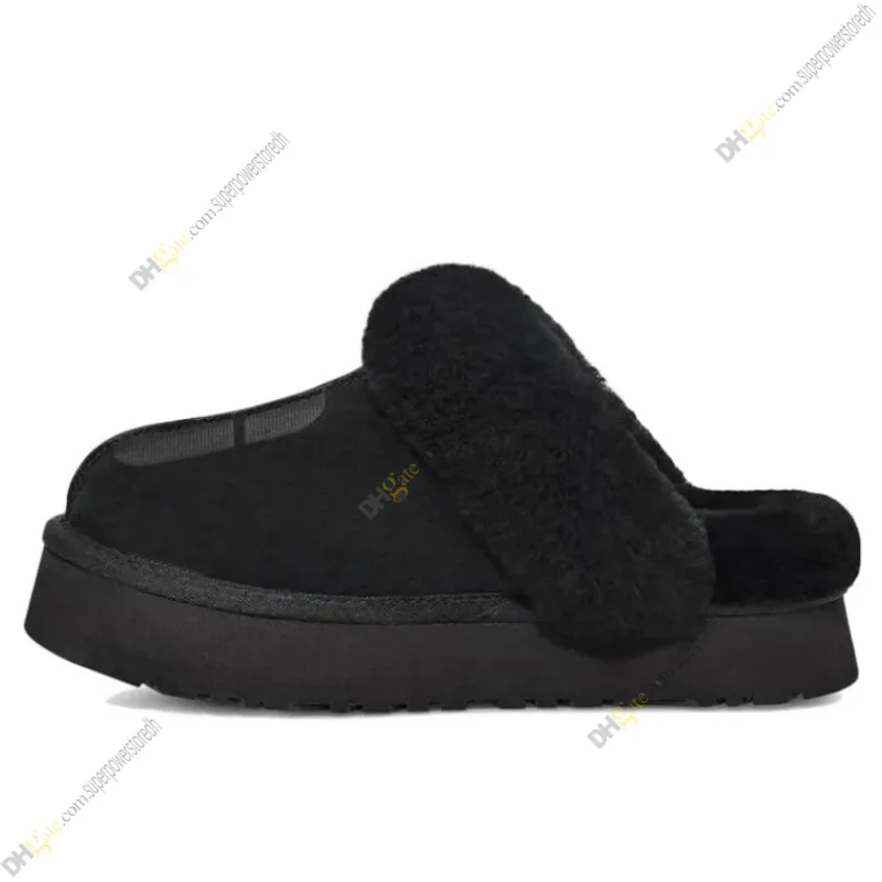 Mens fur sliders sales