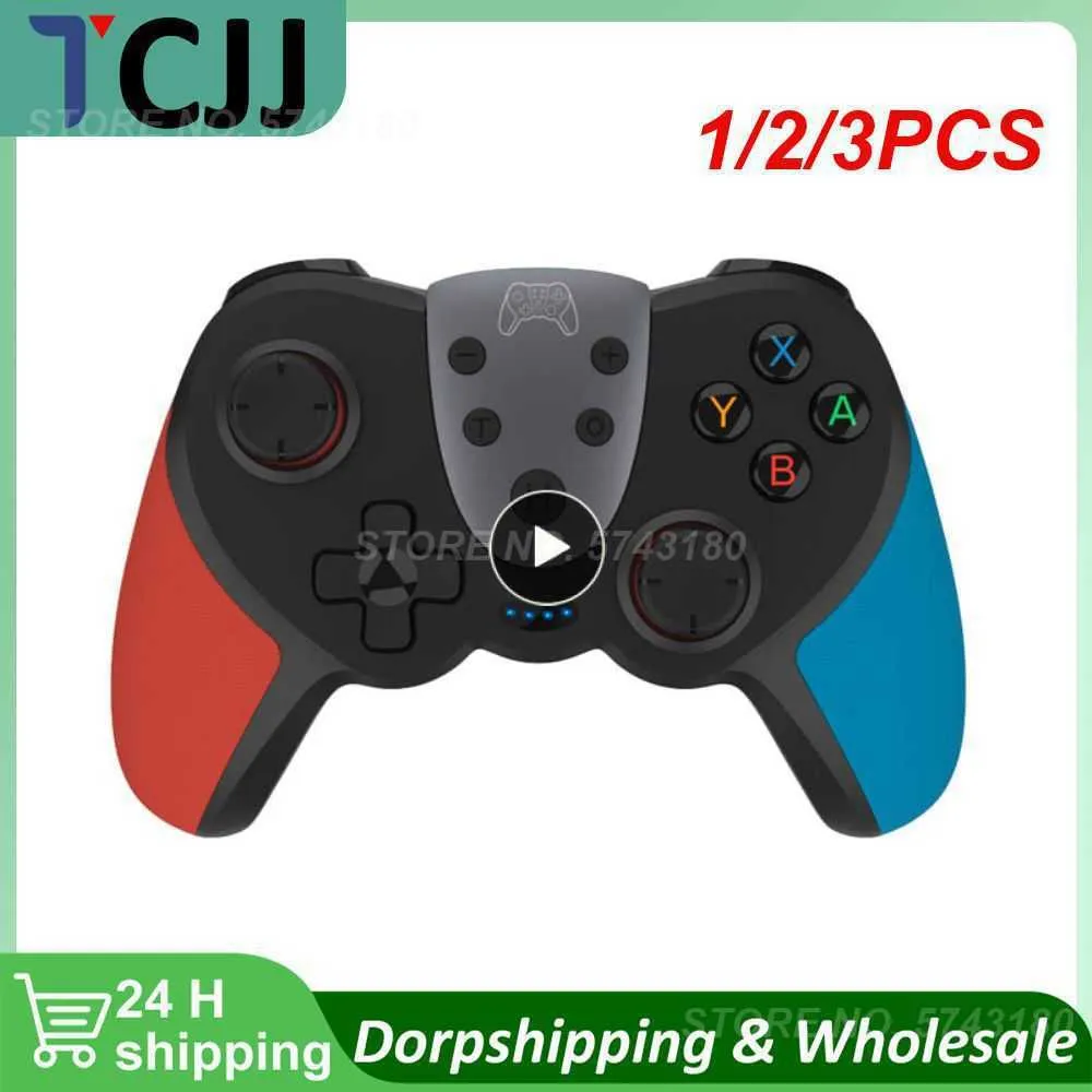 Kontrolery gier Joysticks 1/2/3PCS kontroler bezprzewodowy dla kontrolerów z NFC/AMIIBO Turbo Motion Control dla kontrolera HKD230831