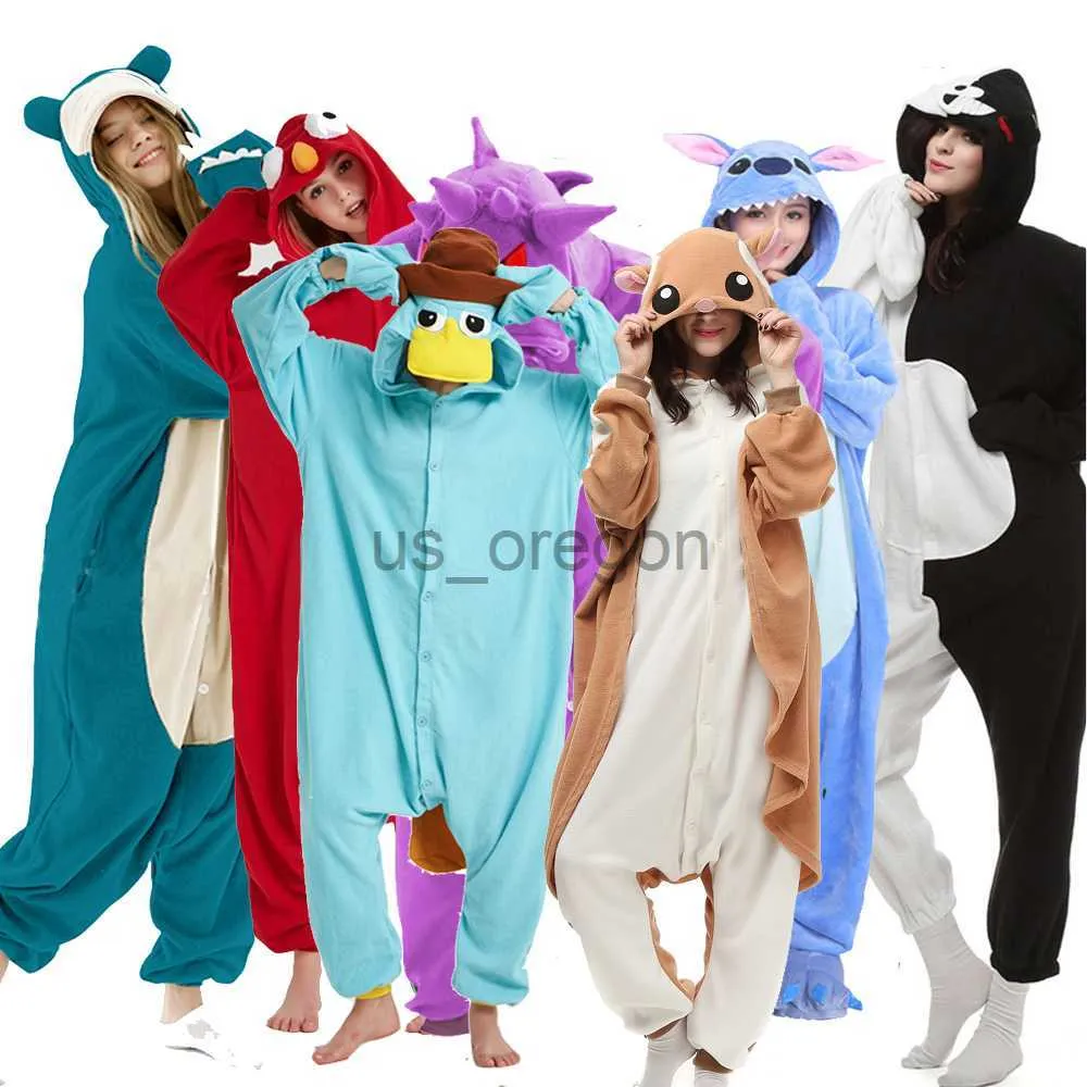 abbigliamento per la casa Pigiama da donna Tutina per adulti Kigurumi Uomo Indumenti da notte Costume cosplay anime Cartoon OnePiece Pijama Regalo di compleanno di Halloween x0902