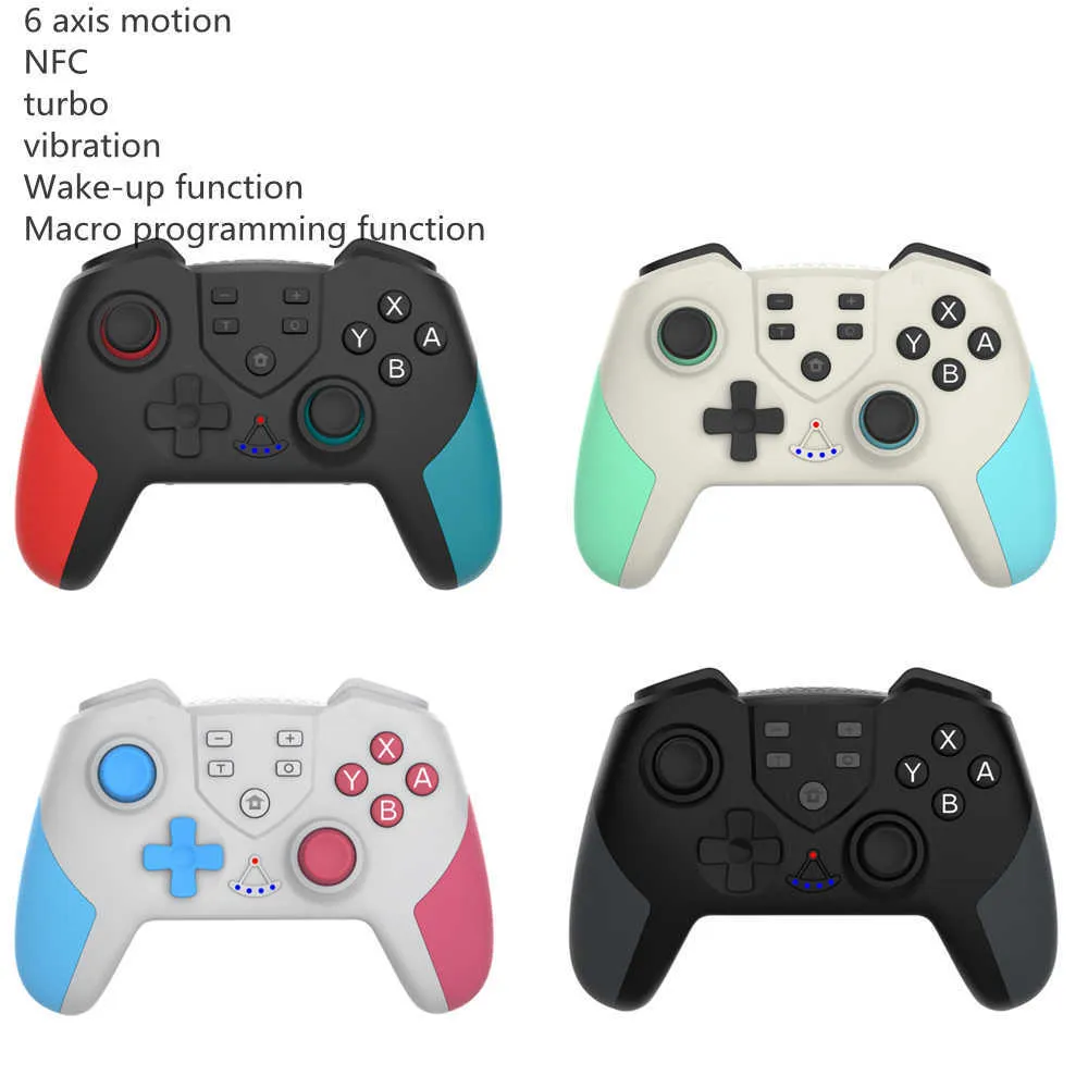 Contrôleurs de jeu Joysticks Contrôleur de jeu sans fil pour contrôleur NS Manette de jeu compatible Bluetooth pour contrôleur NS Bluetooth-compatible HKD230831