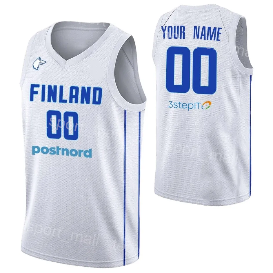 Finland Basketball Jersey 2024 World Cup Custom Name Number Polyester Breathable Quick Dry Anti Pilling Blue With World Cup Patch From Top sport mall 28.07 DHgate.Com