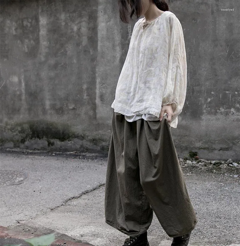 Pantalon femme personnalité pantalon de survêtement ample femme Cargo coton coréen Y2K automne Harajuku taille haute gris pantalon large jambe