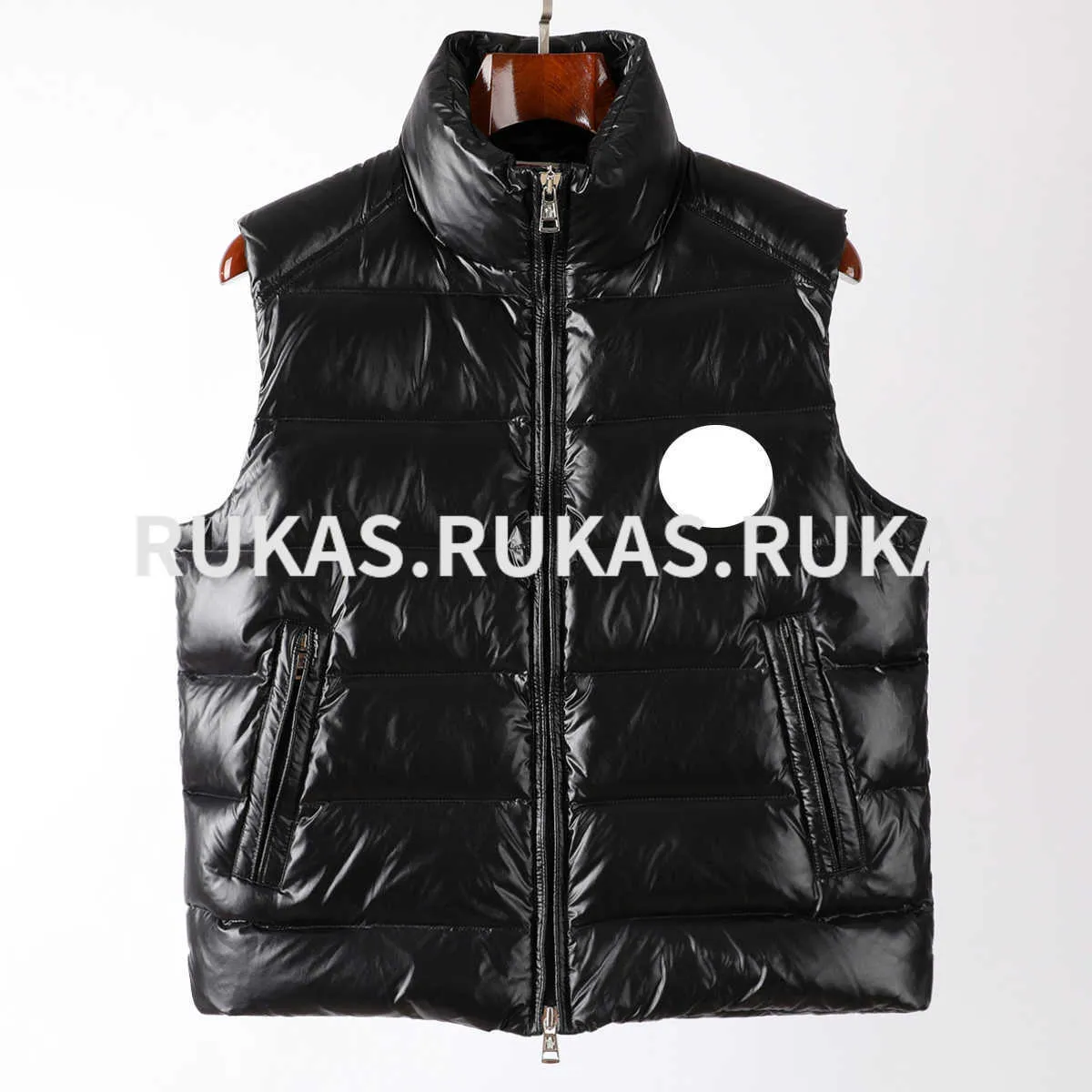 Gilet invernale da uomo classico francese ricamato Gilet invernale ricamato con cinturino in stile alfabeto Gilet caldo da donna