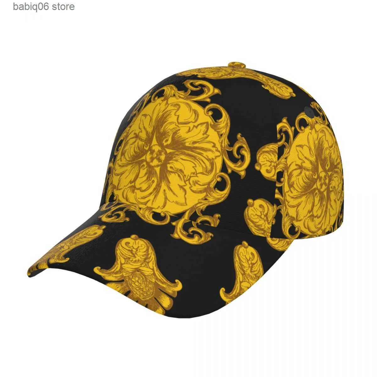 Ball Caps Baseball Cap Golden Baroque Hat New Fashion High Quality Man Racing Motorcycle Sport hats T230728