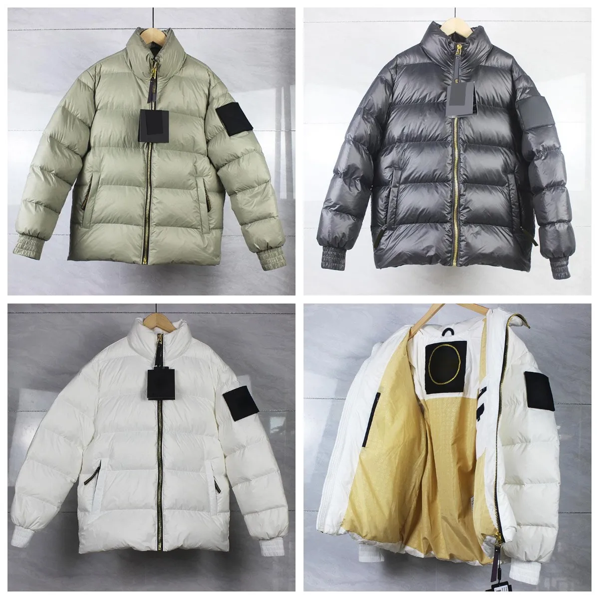 Puffer Winter Klassieke lichtgewicht dons Echt bont Heren Korte winddichte dikke warme jassen Uitloper Parka Casual waterdichte en sneeuwbestendige jas