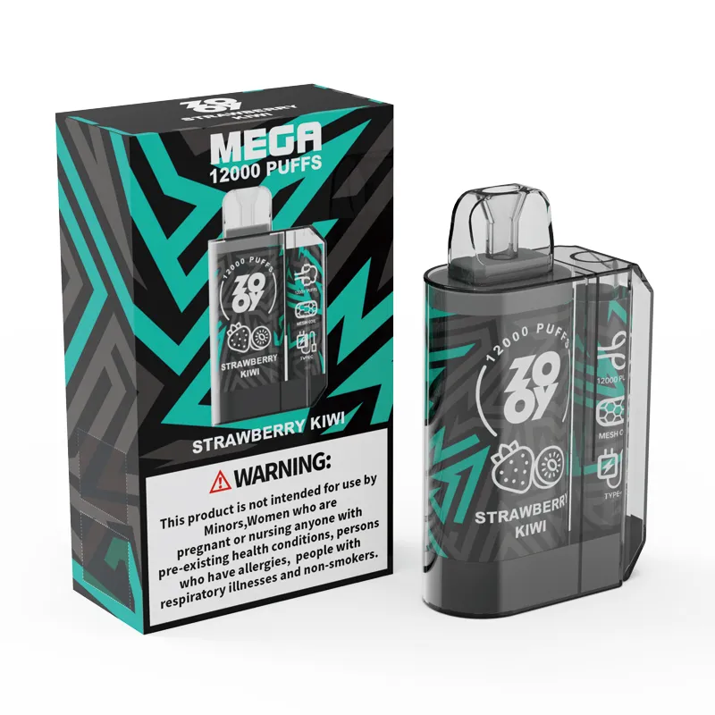 Оригинальный Zoy Mega Puff 12000, Электронная Сигарета Puff Vape.
