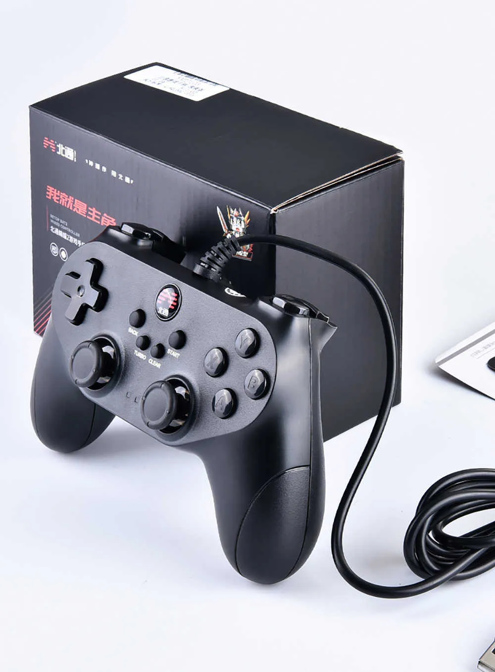 وحدة التحكم في اللعبة joysticks 100 ٪ betop bat d2e wired gamepad usb clop for Xbox دعم الكمبيوتر/Android Smart TV/Network Set Top HKD230831