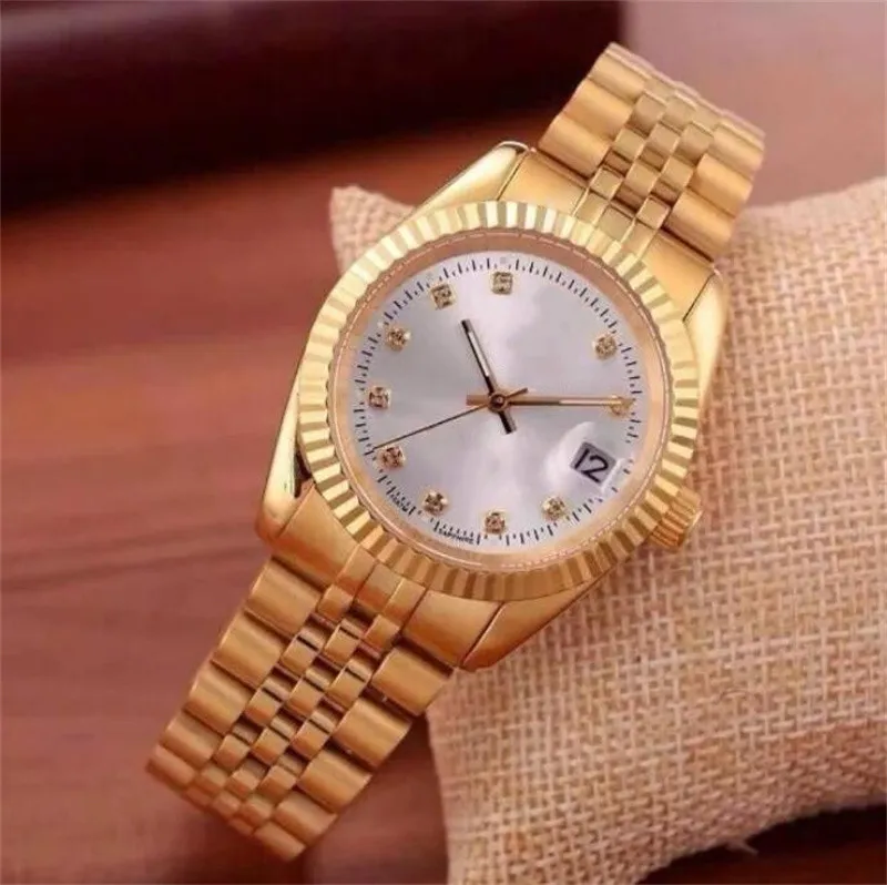 2023 Relógio Famoso Top Relógios Rolexs Mens Womens Quartz Watch Banda de Aço Homens Esportes Quartz Watch Mulheres Presente Sem Caixa Designer Relógios de Alta Qualidade 888999