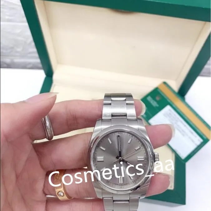 Оригинальная коробка бумага Водонепроницаемые часы Sapphire 116000 41 мм Asia 2813 Механический автоматический серебряный браслет из нержавеющей стали роскошные мужские часы Montre de Luxe