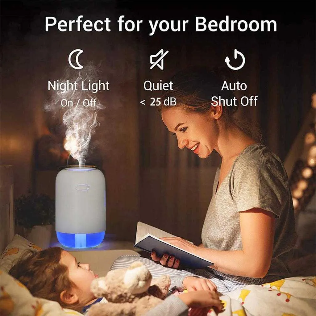 Portable air Humidifier  with 7 Color Changing LED Night Light