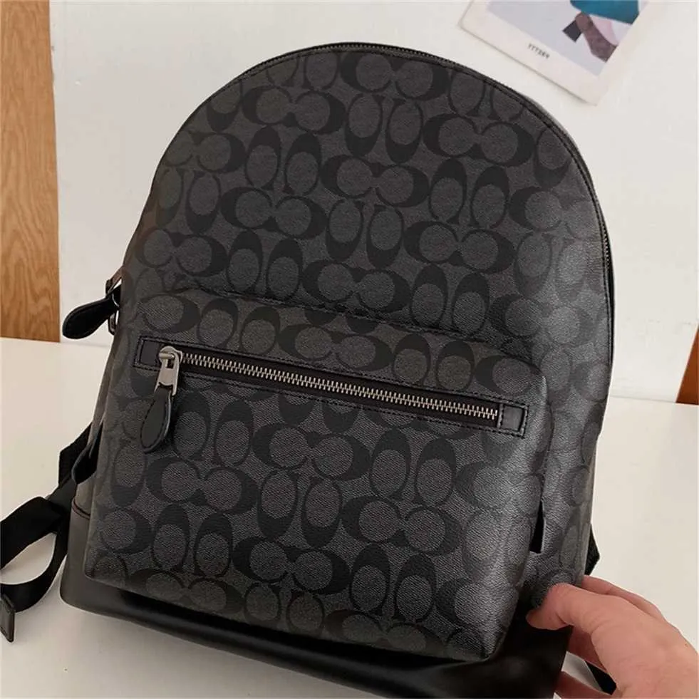 2023 New Varsity Stripe West Double Zipper Backpack Student Travel backpack 55% Off Factory Online