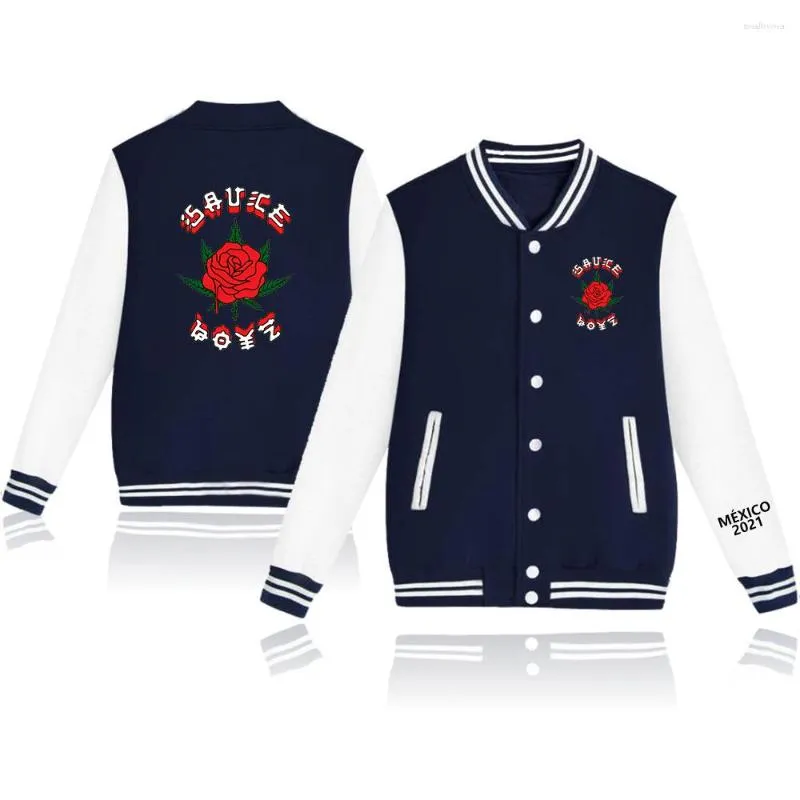 Herrjackor Eladio Carrion Merch Jacket Baseball Uniform Women Harajuku Streetwear Coats