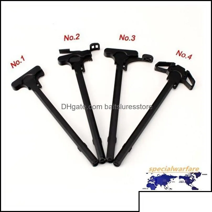 Ar 15 .223 5.56 M4 Charging. Butterfly Shaped Aluminum Ding Hine Handle