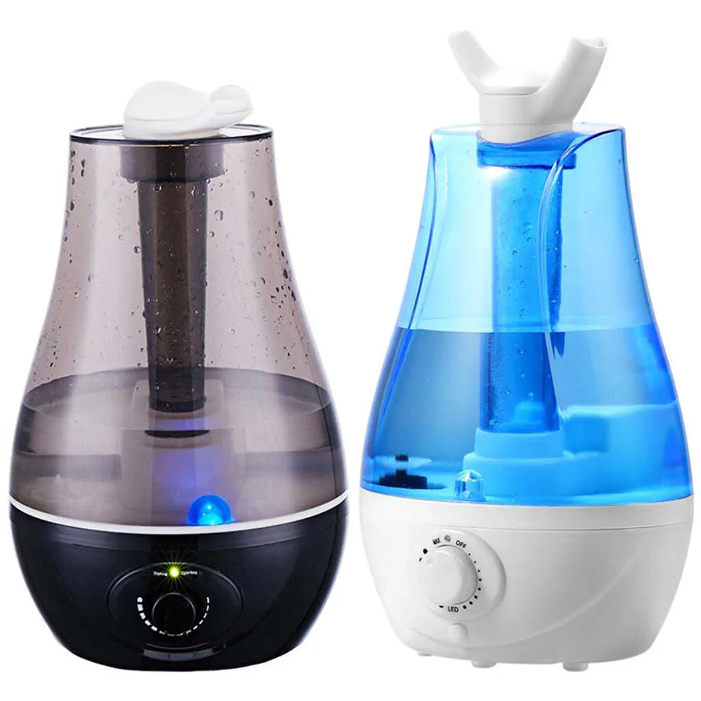 3L Water Tank Cool Mist Humidifier 360° Rotation Nozzle Ultrasonic for Bedroom Whole House Babies Nursery Home Bathroom