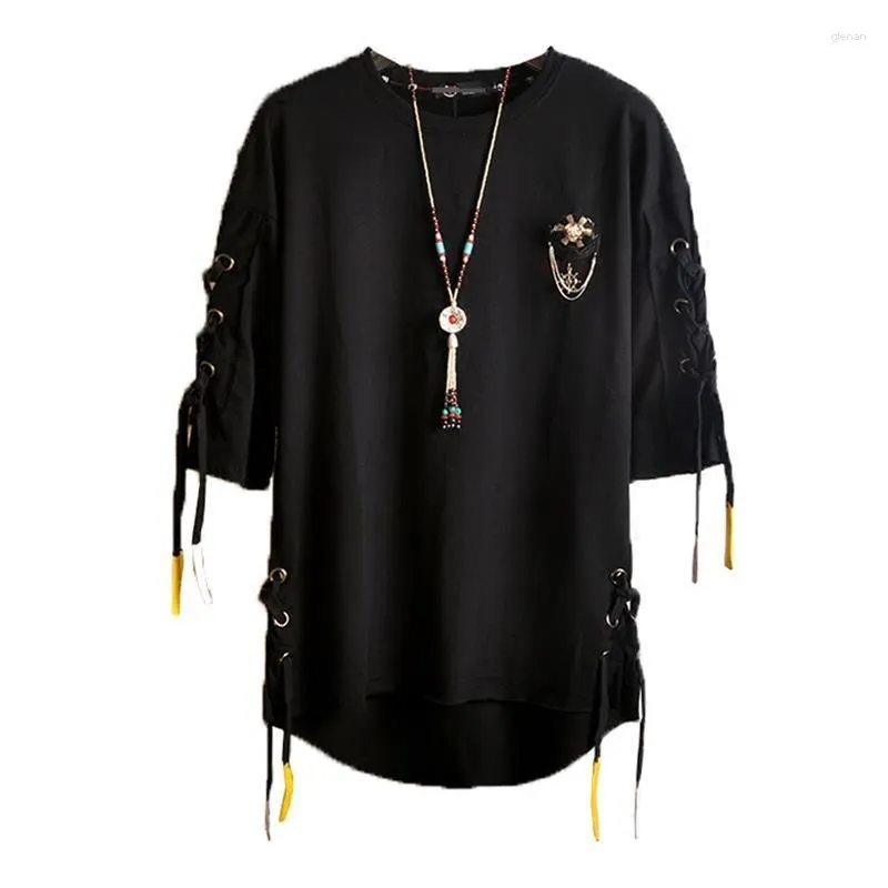 Gothic Short Sleeved T-Shirt for Men's Japanese Anime T