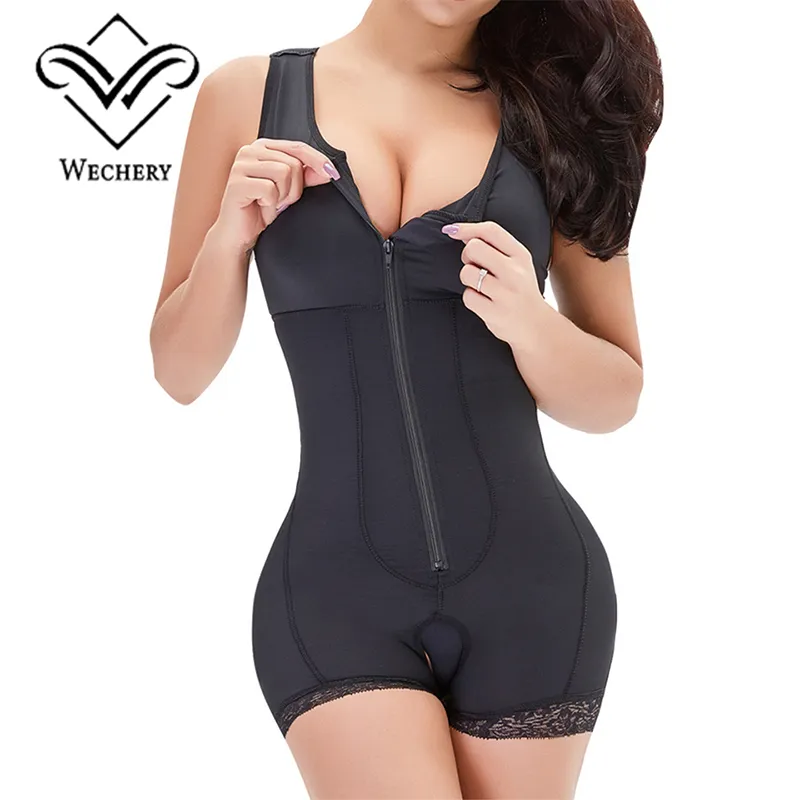 プラスサイズのフルボディシェーパー女性おなかのバットリフタースリミングハイウエストトレーナーfajas Colombianas Shapewear