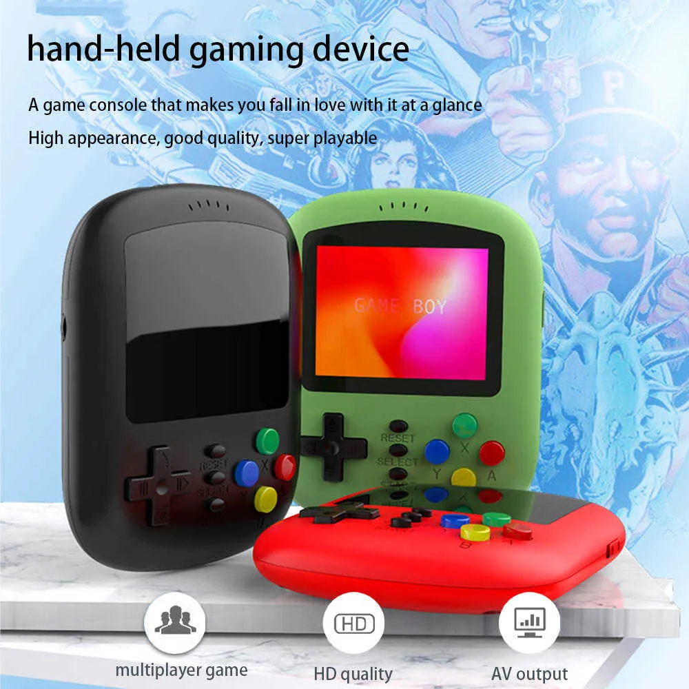 Игровые контроллеры Joysticks K21 Handheld Game Console Console Retro 600 в 1 SUP Classic Game Style Mini Portable Childrens Game Console 2 8 -дюймовый ЖК -экран HKD230831