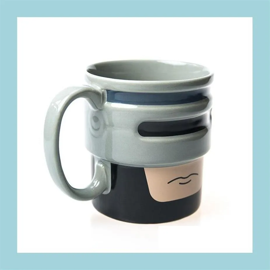 Mugs Robocup Mug Robocop Style Coffee Tea Cup Gifts Gadgets T200506 Drop Delivery Home Garden Kitchen Dining Bar Drinkware Dhy0G190K