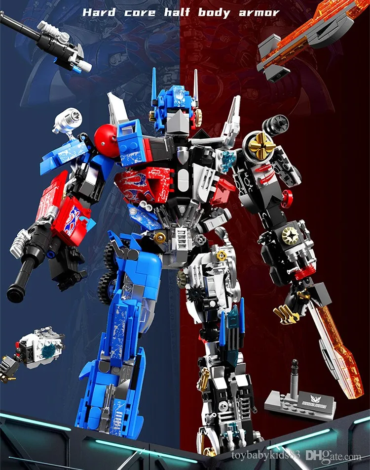 DHgate Transformer Devastator Tianji Armor Bumblebee Battle Armor Transformers Spielzeug Jouets Robot Nbk Oversize Devastator Excavator Trucks Build Blocks kids Toys Toys Gifts