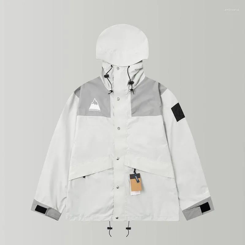 メンズジャケット登山トレンチコートフェイス1990ルーズジャケットファッションストーム女性太陽保護服カップル91
