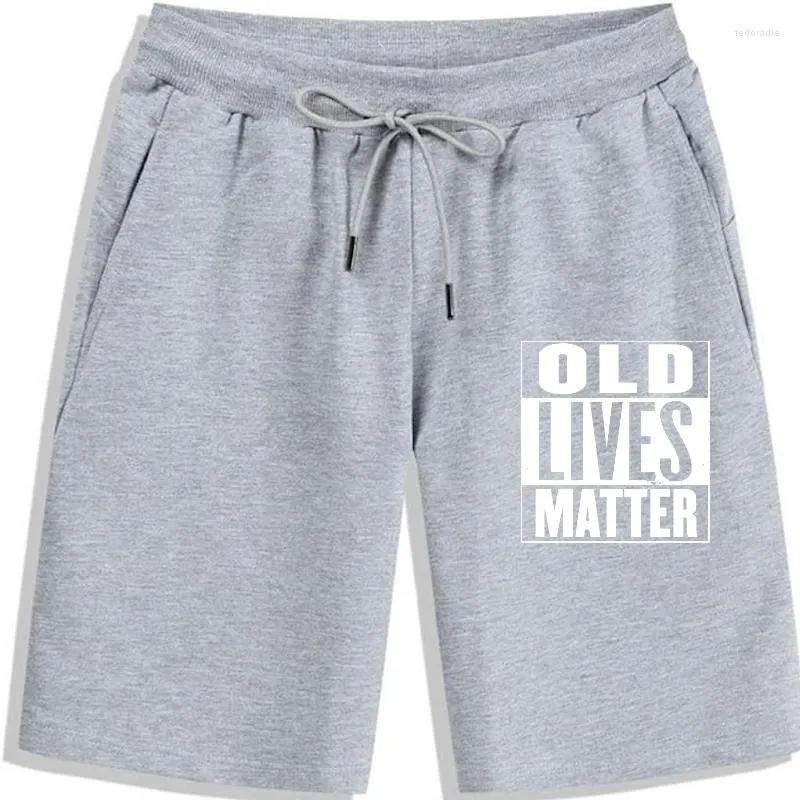 Short pour hommes Old Lives Matter Funny Gag Birthday Gift Men Femmes Premium Rife Coton cool pour un style simple