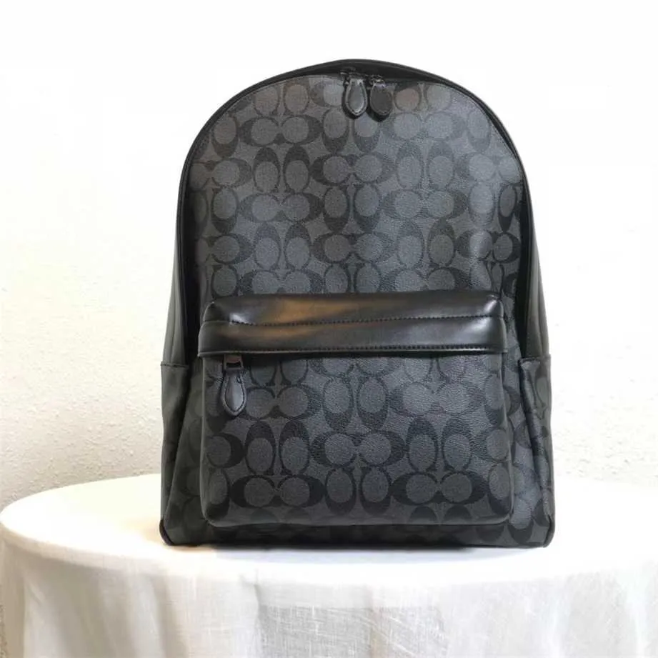 Nowy mężczyzna Casual Backpack klasyczny pasek druku