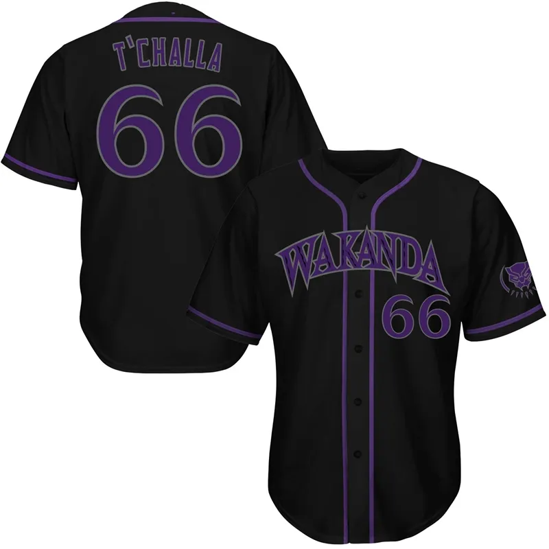 Maillot de Baseball Wakanda personnalisé pour hommes et femmes, t challa shuri killmonger okoye m baku, personnalisez votre nom n'importe quel montant