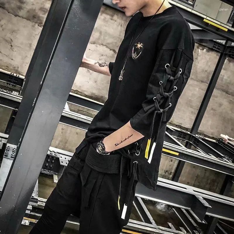 DHgate.com:Mens Summer Techwear Anime Harajuku Y2k Fashion