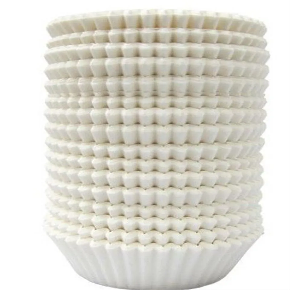 Bakvormpjes Witte Standaard Bakvormpjes 500ct muffin cupcake voering candy cups XB1293r