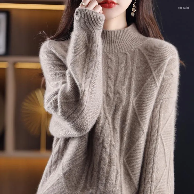 Sweater Sueter Mujer Lana Suave Liso Invierno