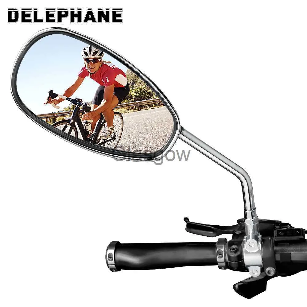 Miroirs de moto Miroir de vélo universel large gamme rétroviseur de vélo accessoires de cyclisme rotation miroir de vélo pour Ebike Scooter moto x0901