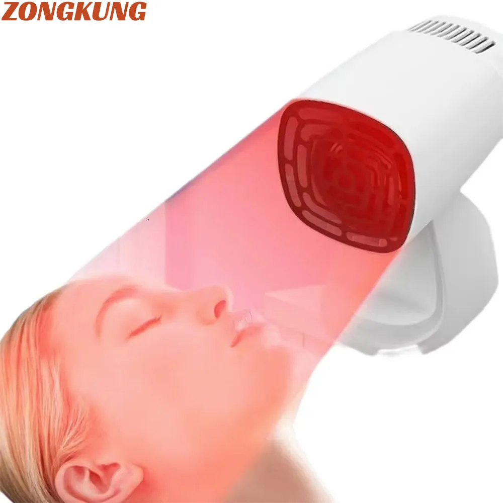 Face Massager Infrared Baking Lamp Home Beauty Salon Mini Desktop Heating Freely Adjustable Red Light Physiotherapy 230831