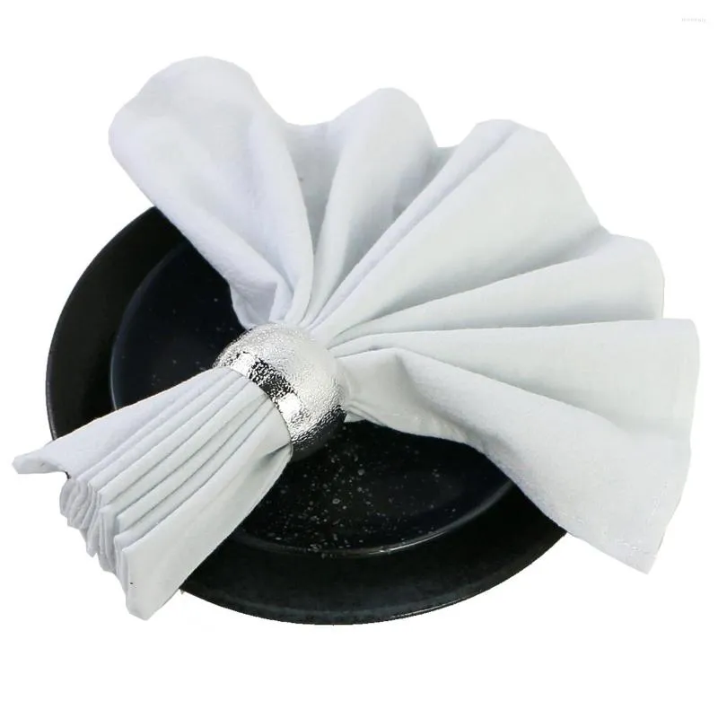 Tabellservettuppsättning med 6 pack serverande tyg servetter 30x45 cm naturligt bomullstyg servett kök tehanddukar för bröllopsdekoration