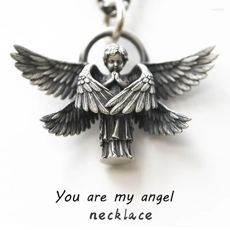 Подвесные ожерелья Popacc Personality шесть крылатых ангель