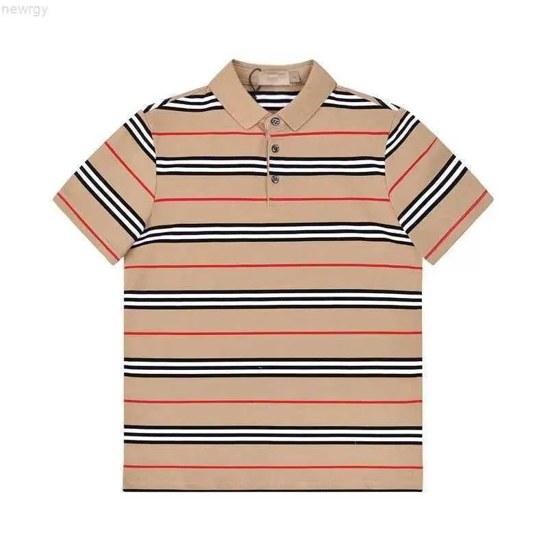 Camisa polo de algodón de manga corta bordada de alta calidad Camiseta para hombre B Marca Ropa de moda Verano Top de lujo S-2XL Tamaño Etiqueta correcta