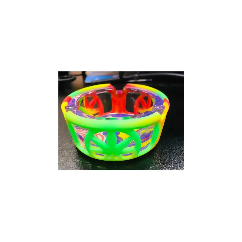 Silicone Ashtray Cover Single Set Cigar Outdoor Home Accessories Anti-Break Damage Ashtray Accessories