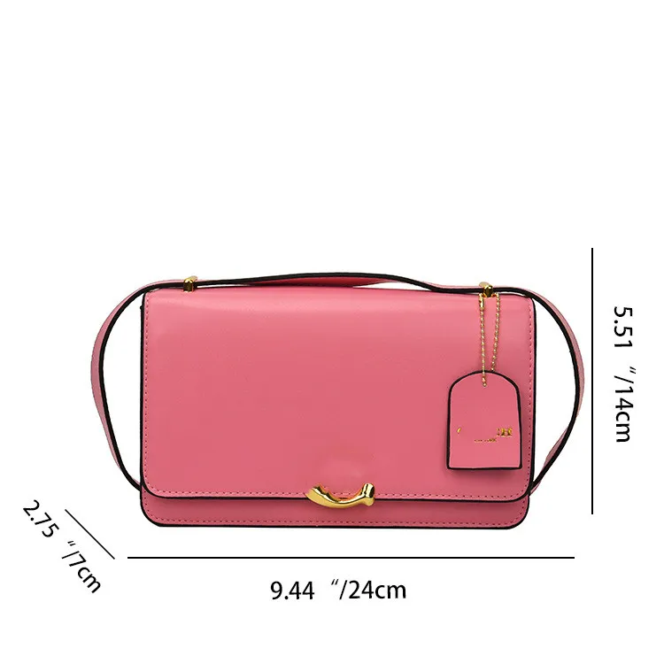 Grils Day Packs Bolsas femininas por atacado 2023 novas bolsas com botão C Moda europeia e americana tendência de atacado transfronteiriça de ombro único crossbody pequenas bolsas quadradas