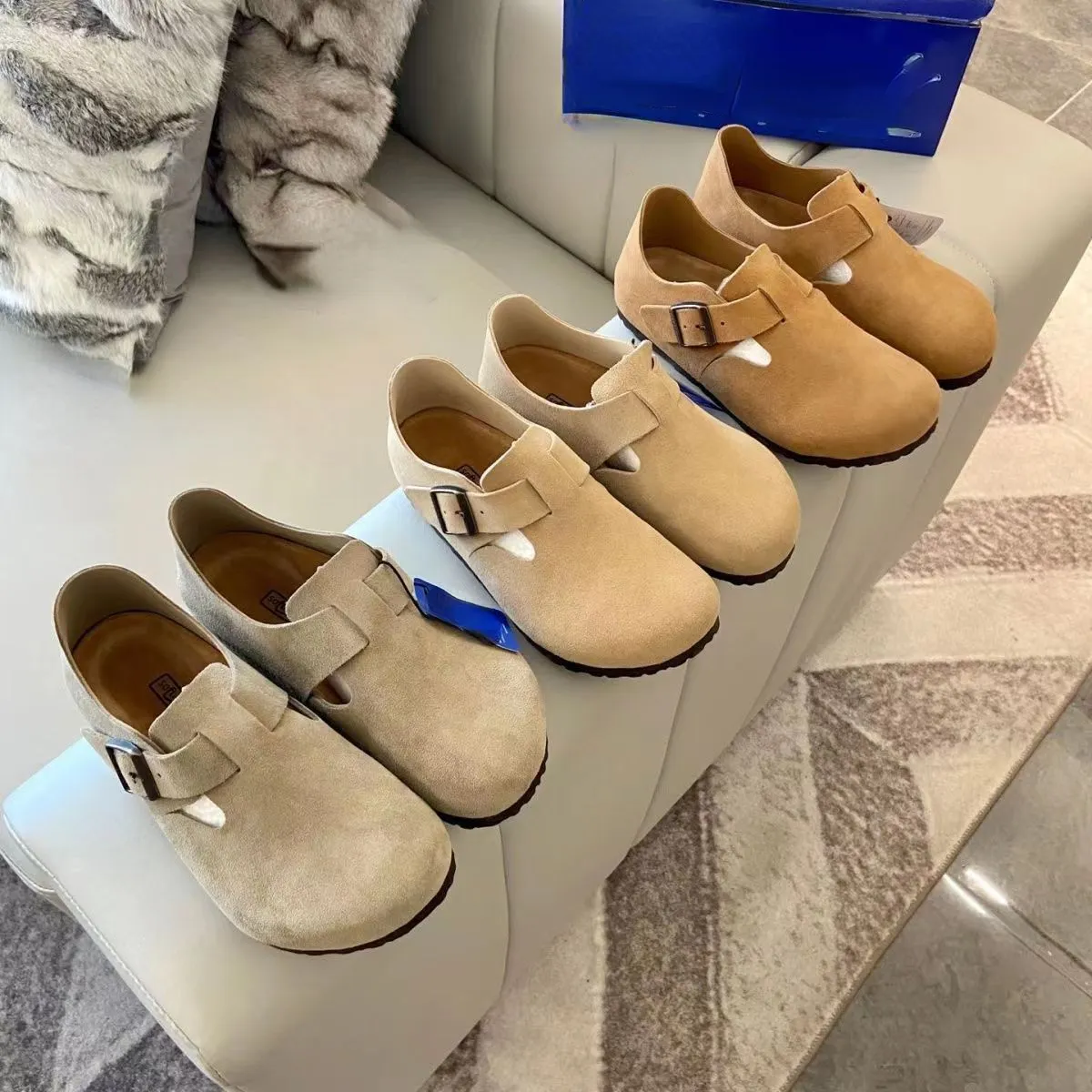 Cork store sandals flat