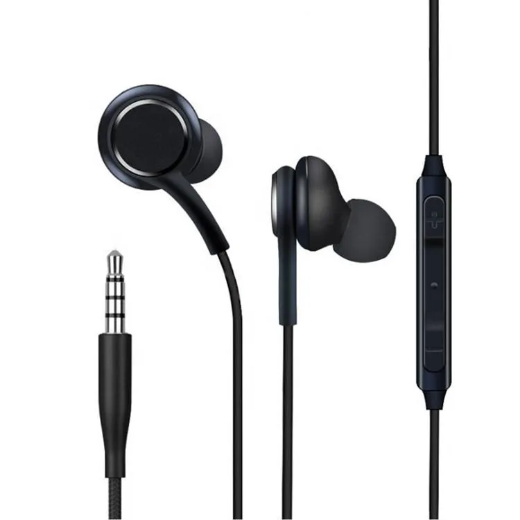 Cantell grossist billigt pris in-ear 3,5 mm hörlurar med mikrofon hörlurar handfria trådbundna hörlurar för Samsung S8