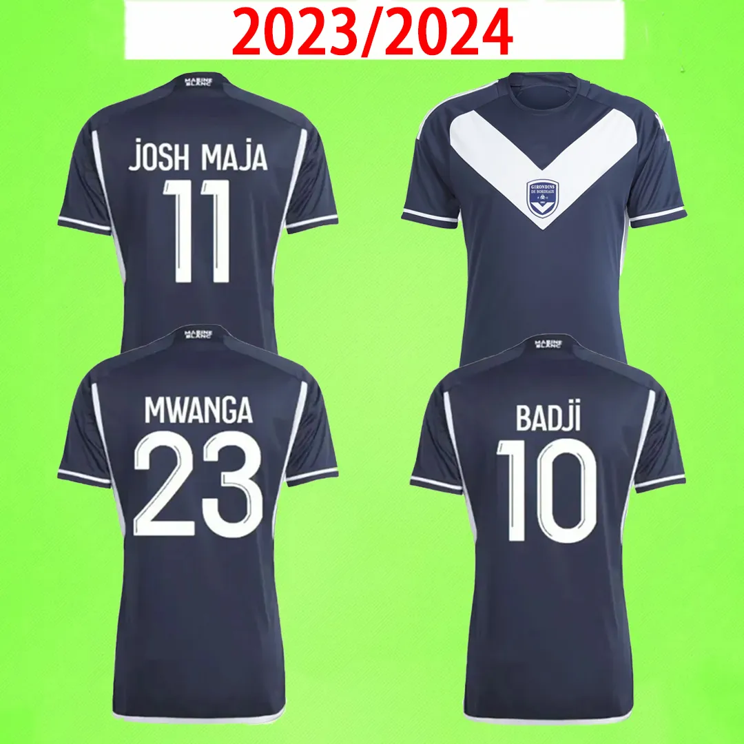 2023/2024 Bordeaux Soccer Jerseys For Men BAKWA MWANGA JOSH MAJA BADJI  Edition, Blue Home/Away/Third Football Kits From Shimaishimai, $10.78