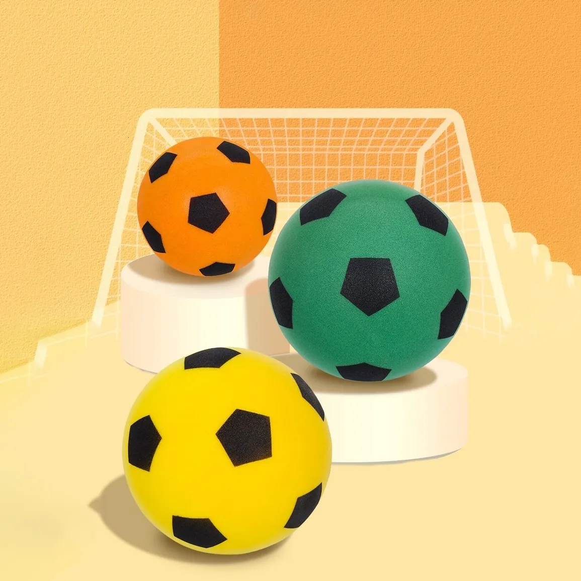 Ball Ballsilent Foam Soccer Ball 18cm - Indoor Mute Bouncing Ball For All  Ages